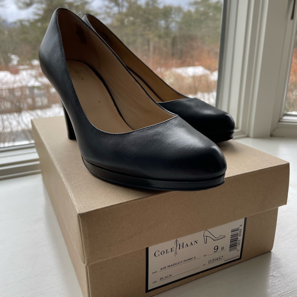 Women's Cole Haan Sculpted Leather Nike Air Margot Pump